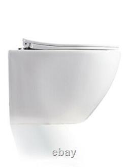 Grohe Fresh Wc Frame Compact Rimless Wall Hung Toilet Pan Slim Soft Close Seat