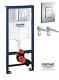Grohe Rapid Sl Cosmo 3 In 1 Wall Hung Wc Frame With Cistern & Button 38772001