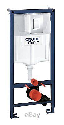 Grohe Rapid SL Cosmo 3 In 1 Wall Hung WC Frame with Cistern & Button 38772001