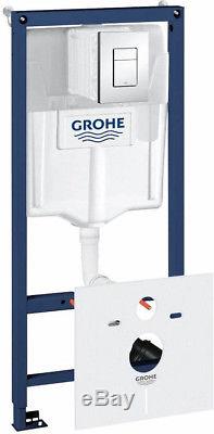 Grohe Rapid Sl 5in1 Wc Toilet Frame And Roca The Gap Wall Hung Toilet With Seat