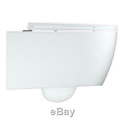 Grohe Rapid Sl Wc Frame +grohe Essence Wall Hung Toilet Pan&soft Close Seat 6in1