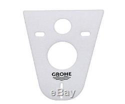 Grohe Sl 5in1 Wall Hung Toilet Frame Skate Chrome Plate+ Brackets+ Mat+ Fresh
