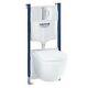 Grohe Solido Contemporary Wall Hung Rimless Standard Toilet & Cistern With Soft