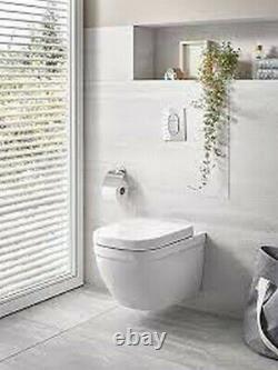 Grohe Solido Contemporary Wall hung Rimless Standard Toilet & cistern with Soft