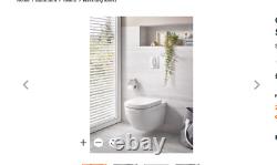 Grohe Solido Contemporary Wall hung Rimless Toilet & Cistern with Soft close sea