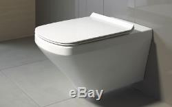 Grohe Wc Frame & Duravit Durastyle Rimless Wall Hung Toilet Pan Soft Close Seat