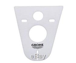 Grohe Wc Frame & Duravit Starck 3 Rimless Wall Hung Toilet Pan & Soft Close Seat