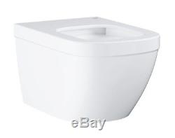Grohe Wc Frame & Grohe Euro Ceramic Rimless Wall Hung Toilet Pan Soft Close Seat
