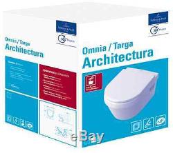 Grohe Wc Frame+villeroy & Boch Omnia Architectura Wall Hung Toilet Pan Soft Seat