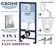 Grohe Rapid 5in1 Frame, Wall Hung Toilet Cistern Skate Plate, Fresh System