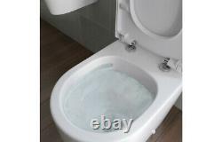 High Quality Rimless Wall Hung WC & Soft Close Seat
