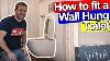 How To Fit A Wall Hung Toilet Concealed Frame Vitra Auto Flush
