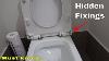 How To Fix A Toilet Seat With Hidden Fixings