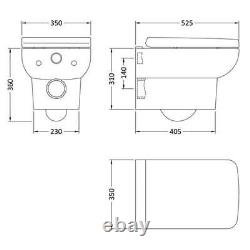 Hudson Reed Arlo Wall Hung Toilet Soft Close Seat