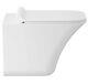 Hudson Reed Grace Floating Wall Hung Toilet Pan & Soft Close Seat Modern Rimless