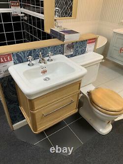 IMPERIAL WALL HUNG ETOILE BASIN 605mm & TOILET SET EX DISPLAY