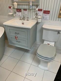 IMPERIAL WALL HUNG THURLESTONE BASIN 685mm & TOILET SET EX DISPLAY