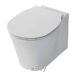 Ideal Standard Concept Air Aquablade Wall Hung Wc Toilet Pan + Soft Close Seat