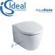 Ideal Standard Concept Aquablade Wall Hung Wc Toilet Pan With Soft Close Seat 2