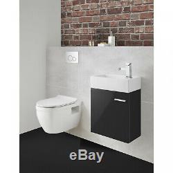 Ivy Wall Hung Elongated Toilet Bowl 0.8/1.28 GPF Dual Flush