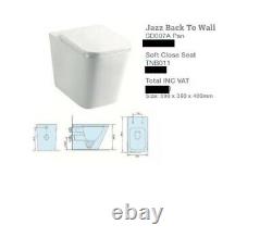 Jazz back to wall & extreme wall hung square toilet