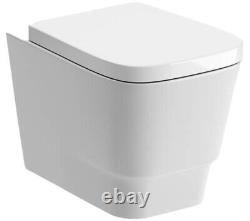 Joseph Miles Wall Hung White WC Pan With Soft Seat