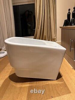 Joseph Miles Wall Hung White WC Pan With Soft Seat