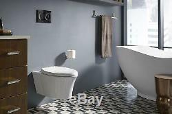KOHLER K-6299-0 Veil Wall-Hung Elongated Toilet Bowl, White Retail Price $523