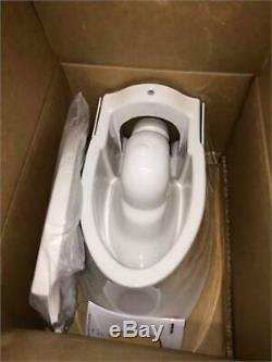 KOHLER K-6299-0 Veil Wall-Hung Elongated Toilet Bowl, White Retail Price $523