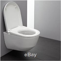 LAUFEN PRO RIMLESS WALL HUNG TOILET PAN WITH SOFT CLOSE SEAT 2in1
