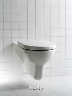 LAUFEN PRO WALL HUNG 56cm WC PAN with REGULAR CLOSING LAUFEN TOILET SEAT SET