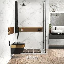 LUXURY 3D Wall Hung Mounted Rimless GOLD Toilet