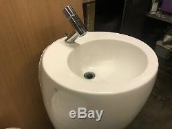 Laufen Il Bagno Alessi dOt Wall Hung Toilet And Basin Bathroom Suite Mint