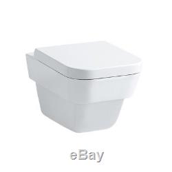 Laufen Moderna plus wc wall hung toilet pan with seat 820540