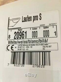 Laufen PRO S Wall Hung Pan & soft close seat model 20961