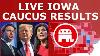 Live Iowa Caucus Results Stream