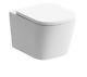 Luxury High Quality Rimless Wall Hung Wc Toilet & Soft Close Seat Free Postage