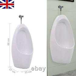 Mens Wall-hung Wall Mounted Urinal with Flush System Ceramic Washout Urinal WC