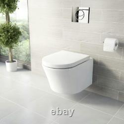 Mode Tate wall hung toilet with soft close seat