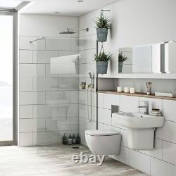 Mode White Contemporary Square Wall hung toilet