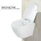 Modern Bathroom Wall Hung Toilet One-piece Wc Soft Close Toilet Seat Ceramic