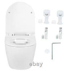 Modern Bathroom Wall Hung Toilet One-Piece WC Soft Close Toilet Seat Ceramic
