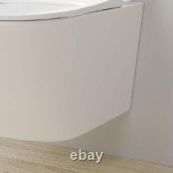 Modern Cloak Room Bathroom Toilet Wall Hung Ceramic Toilet with Soft Close Seat