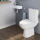 Modern Close Coupled Toilet And Wall Hung Basin Cloakroom Bathroom Suite Bsp2164