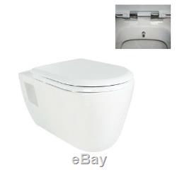 Modern Wall Hung All In One Combined Bidet Toilet With Soft Close Seat