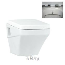 Natura Wall Hung All In One Combined Bidet Toilet With Soft Close Seat