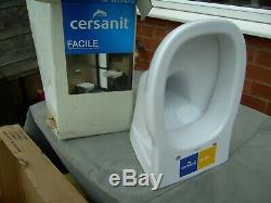 New Cersanit ceramic wall hung toilet + Wall frame concealed toilet cistern