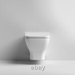 Nuie Ava Rimless Wall Hung Toilet & Soft Close Seat NCG441