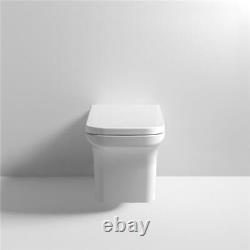 Nuie Ava Wall Hung Toilet Pan 560mm Projection Soft Close Seat