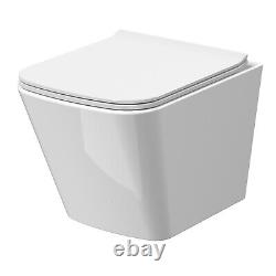 Nuie Ava Wall Hung Toilet Slim Sandwich Soft Close Seat